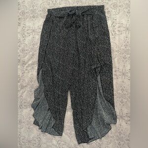 Women's Black Polka Dot Pants